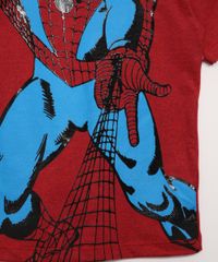 Camiseta-Infantil-Manga-Curta-Homem-Aranha-Vermelho-9978144-Vermelho_4