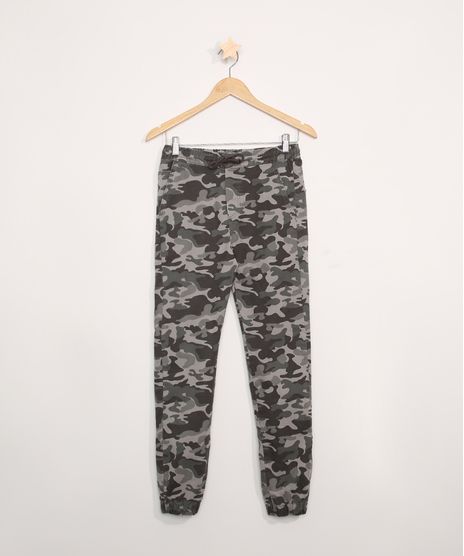 Calca-de-Sarja-Juvenil-Jogger-Camuflada-Chumbo-9978789-Chumbo_1