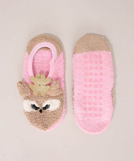 Meia-Infantil-Sapatilha-Rena-Rosa-9927139-Rosa_1