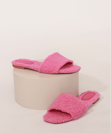 Rasteirinha-Feminina-Oneself-de-Pelo-Pink-9986258-Pink_1