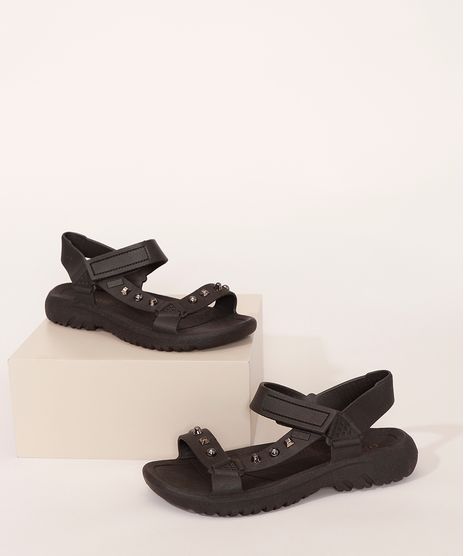 Papete-Feminina-Oneself-com-Tachas-Preta-9985935-Preto_1