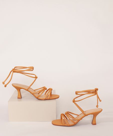 Sandalia-Feminina-Salto-Medio-Oneself-com-Tiras-de-Amarrar-Mostarda-9985997-Mostarda_1