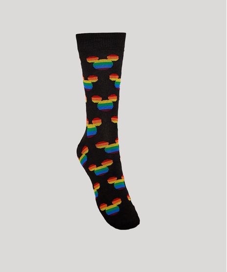 Meia-Masculina-Cano-Alto-Mickey-Pride-Preta-9980735-Preto_1