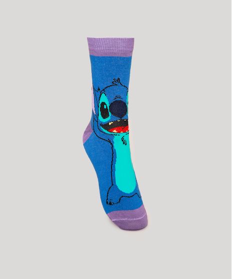 Meia-Feminina-Cano-Alto-Stitch-Azul-9977265-Azul_1