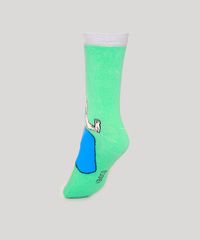 Meia-Feminina-Cano-Alto-Alice-No-Pais-Das-Maravilhas-Verde-9977266-Verde_3
