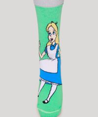 Meia-Feminina-Cano-Alto-Alice-No-Pais-Das-Maravilhas-Verde-9977266-Verde_4