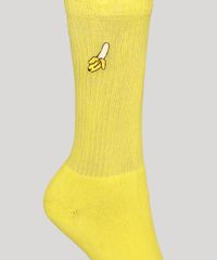 Meia-Feminina-Cano-Alto-com-Bordado-de-Banana-Amarelo-9978321-Amarelo_2