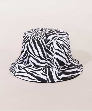 Bucket-Hat-Feminino-Dupla-Face-Estampado-Animal-Print-Zebra-Preto-9983064-Preto_1