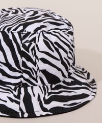 Bucket-Hat-Feminino-Dupla-Face-Estampado-Animal-Print-Zebra-Preto-9983064-Preto_2