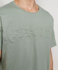 Camiseta-Masculina-Manga-Curta--Really--em-Relevo-Gola-Careca-Verde-Claro-9981863-Verde_Claro_2