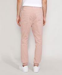 Calca-de-Sarja-Masculina-Jogger-Skinny-com-Cordao-Rose-9973449-Rose_4