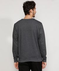 Blusa-de-Moletom-Masculina-Charlie-Brown-Snoopy-Gola-Careca-Cinza-Mescla-Escuro-9976507-Cinza_Mescla_Escuro_4