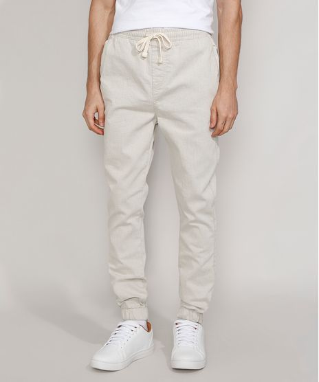 Calca-de-Sarja-Masculina-Jogger-Cinza-Mescla-9873530-Cinza_Mescla_1
