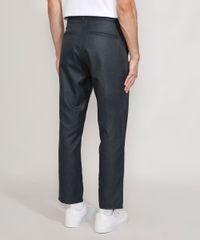 Calca-Masculina-Alfaiataria-Slim-Cropped-Estampada-Xadrez-Preta-9981533-Preto_2