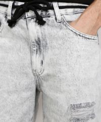 Bermuda-Jeans-Masculina-Reta-Destroyed-Marmorizada-com-Cordao-Cinza-9980152-Cinza_2