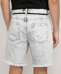 Bermuda-Jeans-Masculina-Reta-Destroyed-Marmorizada-com-Cordao-Cinza-9980152-Cinza_4
