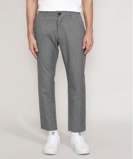 Calca-Masculina-Alfaiataria-Slim-Cropped-Estampada-Risca-de-Giz-Cinza-Mescla-Escuro-9981534-Cinza_Mescla_Escuro_1