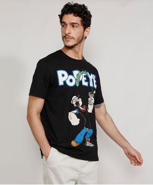Camiseta-Masculina-Manga-Curta-Popeye--Play-Strong--Gola-Careca-Preta-9975517-Preto_1