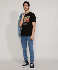 Calca-Jeans-Masculina-Jogger-Slim-Marmorizada-com-Cinto-e-Bolso-de-Ziper-Azul-Medio-9981200-Azul_Medio_3