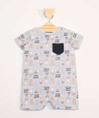 Macaquinho-Infantil-Manga-Curta-Estampado-Tom-e-Jerry-com-Bolso-Cinza-Mescla-9976341-Cinza_Mescla_1