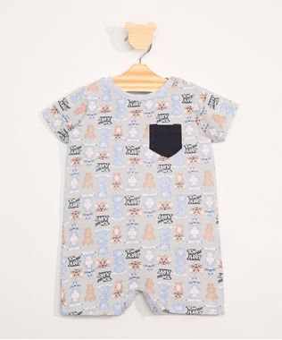 Macaquinho-Infantil-Manga-Curta-Estampado-Tom-e-Jerry-com-Bolso-Cinza-Mescla-9976341-Cinza_Mescla_1