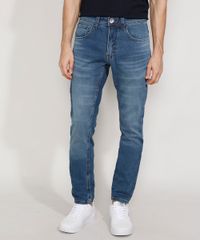 Calca-Jeans-Masculina-Skinny-em-Moletom-Azul-Medio-9981220-Azul_Medio_1