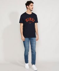 Camiseta-Masculina-Manga-Curta--Nine7--Flocada-Gola-Careca-Azul-Marinho-9981873-Azul_Marinho_3