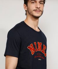 Camiseta-Masculina-Manga-Curta--Nine7--Flocada-Gola-Careca-Azul-Marinho-9981873-Azul_Marinho_6