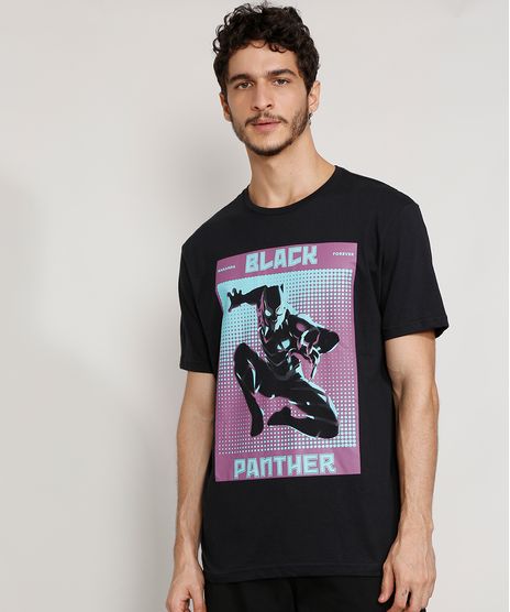 Camiseta-Masculina-Manga-Curta-Pantera-Negra-Gola-Careca-Preta-9982571-Preto_1
