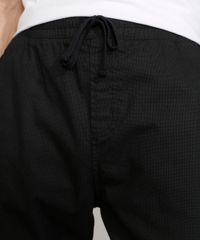 Calca-de-Sarja-Masculina-Jogger-Skinny-Estampada-Mini-Print-com-Cordao-Preta-9962115-Preto_2
