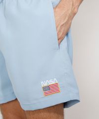 Short-Masculino-Relaxed-NASA-com-Bordado-e-Bolsos-Azul-Claro-9975254-Azul_Claro_6