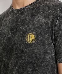 Camiseta-Masculina-Marmorizada-Manga-Curta-Globo-Gola-Careca-Preta-9980970-Preto_2