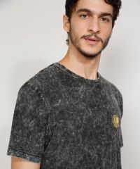 Camiseta-Masculina-Marmorizada-Manga-Curta-Globo-Gola-Careca-Preta-9980970-Preto_6