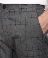 Calca-Masculina-Alfaiataria-Slim-Cropped-Estampada-Xadrez-Cinza-Mescla-Escuro-9981535-Cinza_Mescla_Escuro_6