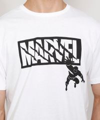 Camiseta-Masculina-Manga-Curta-Pantera-Negra-Marvel-Gola-Careca-Branca-9982570-Branco_2