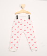 Calca-de-Moletom-Infantil-Margarida-Estampada-de-Coracoes-Off-White-9971396-Off_White_2