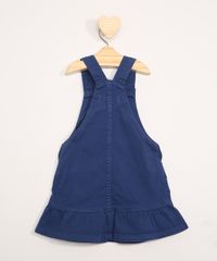 Salopete-de-Sarja-Infantil-com-Bolsos-e-Babados-Azul-Marinho-9978683-Azul_Marinho_2