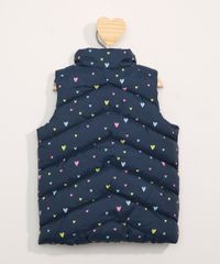 Colete-Puffer-de-Nylon-Infantil-Estampado-de-Coracoes-Azul-Marinho-9966638-Azul_Marinho_2