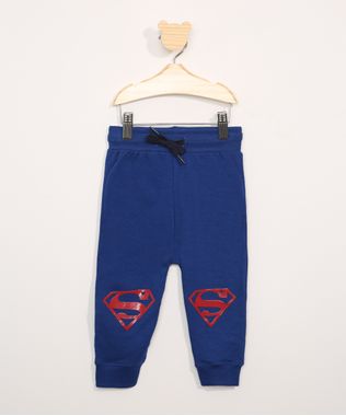 Calca-de-Moletom-Infantil-Super-Homem-Azul-9977336-Azul_1