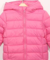 Jaqueta-Puffer-de-Nylon-Infantil-com-Bolsos-Rosa-9966643-Rosa_4
