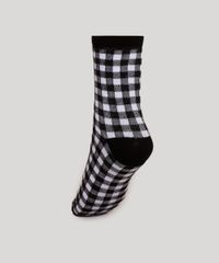 Kit-de-3-Meias-Femininas-Cano-Alto-Estampadas-Xadrez-Vichy-Preto-9976579-Preto_3