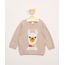 Sueter-de-Trico-Infantil-Lhama-com-Bordado-e-Pompom-Bege-9794874-Bege_1