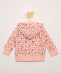 Blusa-de-Moletom-Infantil-Estampada-Floral-com-Capuz-e-Bolsos-Rosa-9794882-Rosa_2