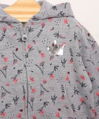 Blusa-de-Moletom-Infantil-Estampada-Floral-com-Capuz-e-Bolsos-Cinza-Mescla-9794879-Cinza_Mescla_3