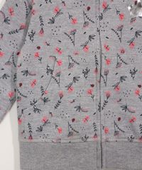Blusa-de-Moletom-Infantil-Estampada-Floral-com-Capuz-e-Bolsos-Cinza-Mescla-9794879-Cinza_Mescla_4
