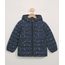 Jaqueta-Puffer-de-Nylon-Infantil-Estampada-de-Coracoes-com-Capuz-e-Bolsos-Azul-Marinho-9966806-Azul_Marinho_1