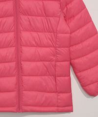 Jaqueta-Puffer-de-Nylon-Infantil-com-Bolsos-Rosa-9966802-Rosa_4