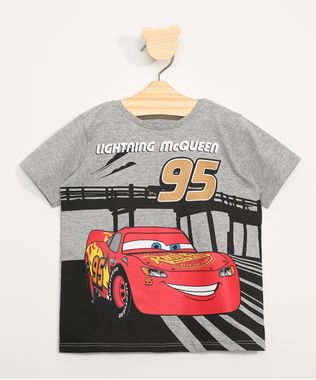 Camiseta-Infantil-Manga-Curta-Relampago-McQueen-Carros-Metalizada-Cinza-Mescla-9976780-Cinza_Mescla_1