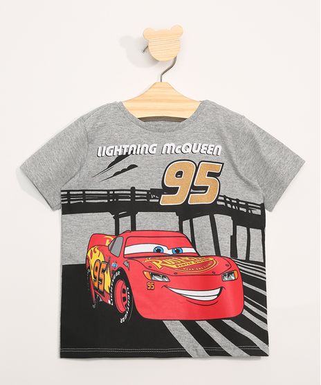 Camiseta-Infantil-Manga-Curta-Relampago-McQueen-Carros-Metalizada-Cinza-Mescla-9976780-Cinza_Mescla_1