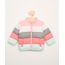 Jaqueta-Puffer-de-Nylon-Infantil-Listrada-com-Bolsos-Multicor-9966270-Multicor_1